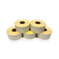 Shelf Edge Adhesive Labels 35mm x 32mm 5 Rolls