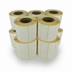 2 Across Adhesive Labels 37mm x 24mm 10 Rolls