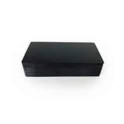 109 x 54mm Plastic Card Black (100 Pack)